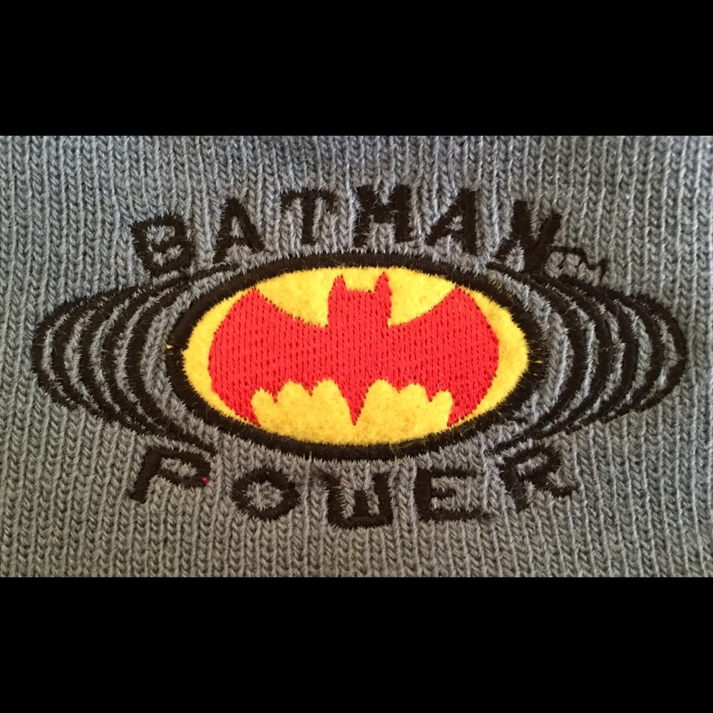 Batman Power 90s Cartoon Youth Winter Hat Beanie - Picture 2 of 6